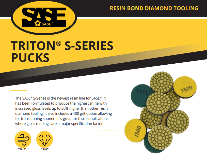 SASE 3" Triton S-Series Diamond Pucks