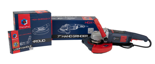 7" Hand Grinder Package