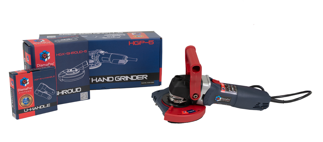 5" Hand Grinder and Polisher Package