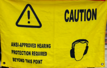 Hearing Protection Banner