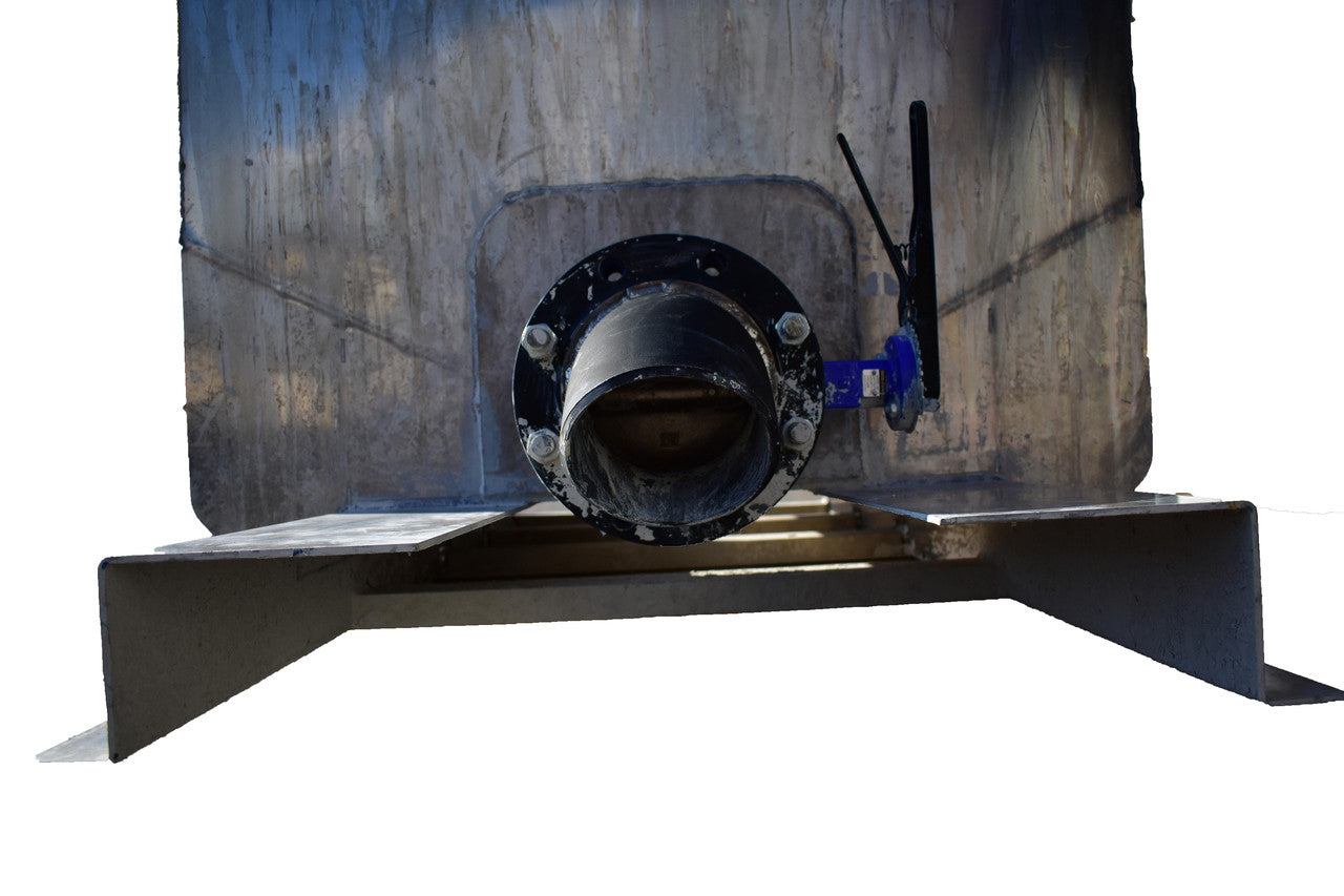 Slurry Containment Vault Pro - Professional-grade with 6" lever valve and forklift access.