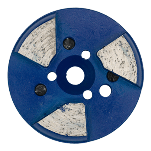 Metal Bond Hockey Puck 3 Segment 40 Grit