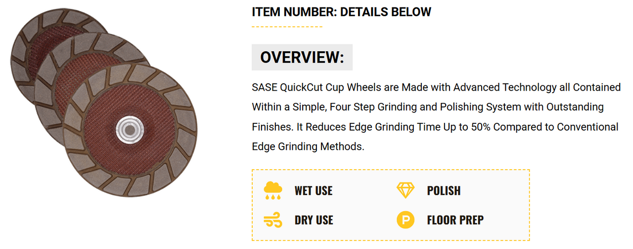 QuickCut Cup Wheels